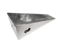 Generic Aluminum Firefighter Wedge, Curved Edge, Forcible Entry Police, Swat, Fire Rescue, Halligan Bar Tool, Gift