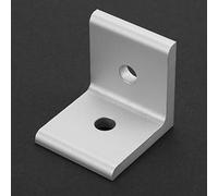 Generic Aluminum L Bracket, Aluminum Angle Connector Corner Angle Bracket Connection Joint 1515 2020 3030 4040 4545 for Profile (3030)