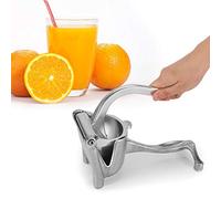 Generic Aluminum Manual Fruit Juicer with Triangular Anti Drip Nozzle and Non Slip Base for Orange Lemon Squeezing