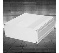 Generic Aluminum Project Box Split Type Matte Silver Enclosure for Heat Dissipation Electronic Shell 54x145x150mm