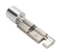 Generic Aluminum Smart Fingerprint Lock Cylinder, Multiple Unlocking Methods, Bluetooth Keyless Entry for Broken Bridge Doors