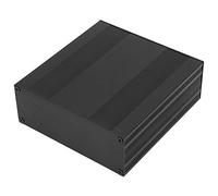 Generic Aluminum Split Project Box for Electronic Enclosure Box/Cover, Durable Black Aluminum Casing Kit for Printed Circuit Board Wiring, for Lightning Protection, 2.1"x5.7"x5.9" for
