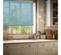 Generic Aluminum Venetian Blind, Cordless, Light Filtering, Sunshade and Heat Insulation, UV Protection, Navy Blue, 60cm-150cm