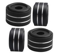 Generic Amplifier Speaker Feet Pads with Non- Rubber 4 Pcs Aluminium Alloy Speaker Isolation Feet That Reduce and Stability