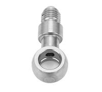 Generic AN-4 Eye Banjo Adapter Stainless Steel Fitting Accessory for M12 Banjo Bolts, Durable and Rust-Proof Hose Fitting for Automotive Applications