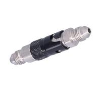 Generic AN3 Arrow Storage Case Connector Aluminum Alloy Connect Fitting for Brake Line Oil Fluid Hose, Internal Valve Design for Automotive Enthusiasts (SW-21032-BL)