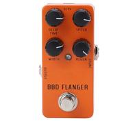Generic Analog Flanger Pedal for Electric Guitar and Bass True Bypass for Musicians Compact Lightweight Aluminum Alloy