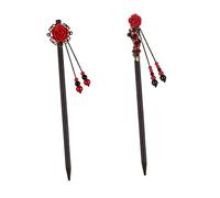 Generic Ancient Style Hair Accessories 2pcs Hair Fork Pins Chinese Hair Chopsticks Hair Sticks for Long Hair Daily Wear