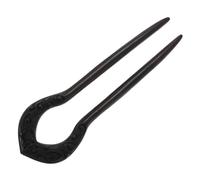 Generic Ancient Style Horse Face Skirt Accessories Hair Stick Hair Clips Hair Barrettes Clips for Hair Hollow Hairpin French Hair Pins Cute French Hair Pin Sandal Wood Ebony Coffee