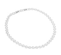 Generic Angelic Necklace - 18K Gold Crystal Necklaces, Bracelet Set White Gold Jewelry Dainty Necklace in Gold, Clear Crystal for Women, Wedding, Party, Wedding, Valentine's Day, Gift