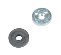 Generic Angle Grinder Replacement Fitting Durable Inner Outer Flange for 9523 Motor Rotor, Silver Black, for Home Office Appliance, Metal Material