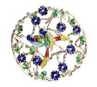 Generic Animal Themed Enamel Badge Bird Brooch Pin Fashion Alloy Corsage for Girlfriend, Durable Brooch for Clothing and Bag Decoration