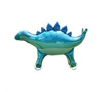 Generic Animal Walking Balloons - Giant 31.5" 4D Stand-Up Cat/Dog/Tiger/Elephant Foil Balloon, Pull Rope & Wheels for Helium-Free Play, Interactive Kids Party Decoration & Toy (1 Set)