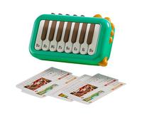 Generic Animals Piano Keyboard Toy Electronic Organ Early Education Musical Toy Kids Piano Toy Keyboard for 3 4 5 6 Year Old Children, Green