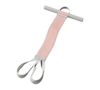 Generic Ankle Puller Pedal Resistance Band Exercise with Handle, Sit-up Stretch Rope, Elastic Tension Rope for Women, Home Gym, Adults, Pink