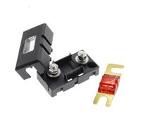 Generic ANS-H 1-Way Fuse Holder ANS-8 Safety Plate Base Car Carrier Fuse Box Bolt Type 20A 50A 70A 80A 100A 150A 175A 200A(1Set Fuse holder-3,150A)