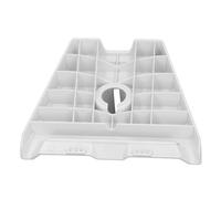 Generic Antenna Mounting Plate, Accurate White Alignment for Tubular Adapter Screws Gen 3 Fastening for Columns with a Diameter of 39 Mm