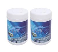 Generic Anti Fog Wipes for Car Glass Compact and Efficient Packaging for On-the-Go Use Organic 80 Count