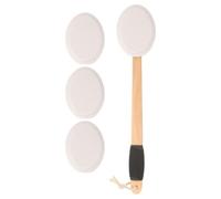 Generic Anti-Slip Back Lotion Applicator Set Long Handle and 3 Replacement Sponge Heads, Cream and Sunscreen Applicator for Easy Self-Application in Shower and Bath