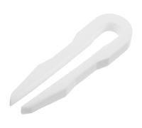 Generic Anti-Static PTFE Precision Tweezers for Science Lab Experiments and Electronics Work, High Temperature Resistant Forceps for Handling Silicon Wafers and Electronic Devices