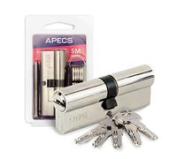 Generic APECS Cylinder Lock Profile Cylinder 40/50 mm for Door Lock Front Door with 5 Keys Model SM-90 40/50