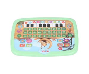 Generic Arabic Learning Intelligent Educational Toy Electronic Alphabet Number Book for Children Experiencing Middle Eastern Culture, Play and Learn, Size 7.1 X 9.4 X 0.8in for Early Education (Green)
