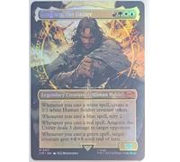 Generic Aragorn, The Uniter 02 Foil - Alternative Custom Art Creature MTG Card