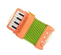 Generic Armadillos Mini Accordion Instrument Toy Accordion Educational For Beginners Kids Stage Performance(Not Equipped With Battery) Early Reading Comprehension in Varied Subject Matter (Orange, On
