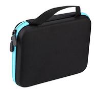 Generic Aromatherapy Essential Oil Storage Case Tough EVA Material 63 Slot Organizer for Home and On The Go (Blue)