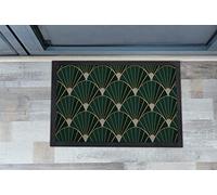 Generic Art Deco Doormat, 23.6x15.7 Inch, Non-Slip, Machine Washable, Black