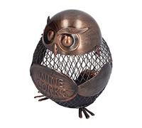Generic Art Forging Iron Owl Storage Tank Metal Savings Box Craft Doll Dolling Box