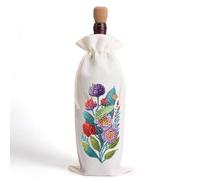 Generic Art Linen Gift Bag Gnome Burlap Gift Bags Flower Label Bottle Covers Sunflower Champagne Decorative Bag for Christmas Wedding Birthday