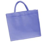 Generic Art Portfolio Tote Bag, Canvas Large Capacity Handbag for Artists, Embroidery, Multi Color Options, Black, White, Light Purple, Pink, Versatile Storage Organizer