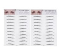 Generic Artificial Eyebrow Transfer Stickers Temporary Makeup Tool 2pcs Material and Material for Women and Beginners Suitable for People with Light or Sparse Eyebrows