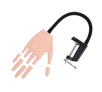 Generic Artificial Nail Maniquin Hand Model with Simulation and Versatile Nail Tips for Novice Artists, Sturdy Build