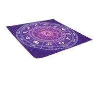 Generic Astrology Tarot Tablecloth for Divination and Tarot Card Games, Comfortable Polyester Material with Simple and Beautiful Appearance Design, Multi-use Desktop Cloth for Fortune