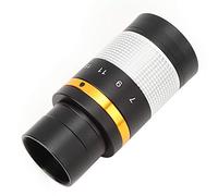 Generic Astronomical Telescope 7-21mm Zoom Eyepiece Wideband Green Film Coating for Moon Viewing, Planets, and Star Clusters for 1.25 Inch Telescopes, Silver