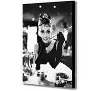 Generic - Audrey Hepburn - Breakfast at Tiffany's - Restaurant - Wrapped Framed Canvas Wall Art - Various Sizes (A3 [41cm x 30cm])