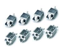 Generic Auto Body Panel Welding Clamp Kit, 16 Iron Clamps for Seamless Metal Alignment in Industrial and Home Use, 50 X 25 X 25mm