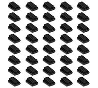 Generic Auto Fit for Cord Fixed Clips Black Plastic Wire Tie Base 40 Pcs for Car (Small)