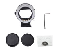 Generic Auto-Focus EF to R Mount Adapter Lens Converter Rings for R10 R50 R100 Cameras Full Function Auto Focus Adapter for Professional Filmmakers Aluminum Alloy