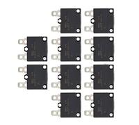 Generic Auto Reset Overload Protector 10Pcs Durable Circuit Breaker for Children Ride On Cars ABS Material AC 125V (8A)