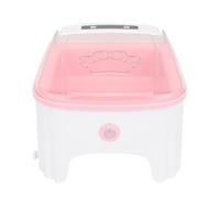 Generic Automatic Cat Feeder, Dust Proof Non Tipping Pet Feeder Timing Large Capacity for Kitty Dog (Pink)