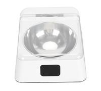 Generic Automatic Cat Feeder with Infrared Sensor, Intelligent and Easy to Clean, Battery Powered Smart Bowl for Cats and Dogs, ABS and Stainless Steel, 21x17x9cm