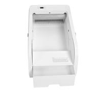 Generic Automatic Cat Litter Box, Weight Monitoring Self -cleaning Cat Toilet Open Input for Several (UK Plug)