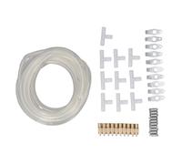 generic Automatic Rabbiting Watering System Kit - 10 All-Copper Nipple Drinkers with 16.4ft Transparent Hose & Spring Mount for Cage, Leaks-Proof Easy Install