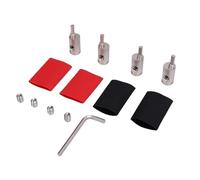 Generic Automobile Stereo Wire Reducer, Easy AMP Input Installation Reducing Brass 4 PCs Excellent Conductivity Stable Output for the vehicle's Stereo System (4GA to 8GA)