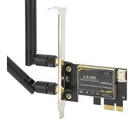 Generic AX200 WiFi Card Dual Band with Bluetooth 5.1 for High-Speed Internet and Streaming for Desktop PC, Includes 2 X 8dBi Antenna