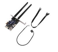 Generic AX3000 WiFi 6 PCIe Card High Speed Dual Band Wireless Adapter for Gaming and Streaming 2 X 6dBi Antennas