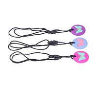 Generic Baby 3pcs Butterfly Pattern Teething Necklace Silicone Material for Discomfort Relief and Oral Hygiene Home and Travel